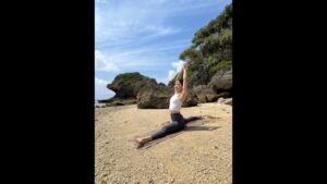 女性の為の5分ヨガ🌻✨仕事や家事の合間に🧹下半身の巡りを良くして脚スッキリヨガ🌱✨